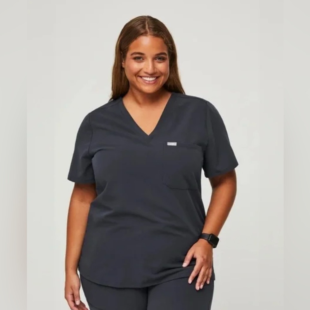 FIGS small Night Sky catarina top